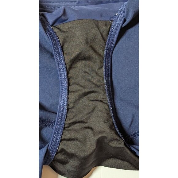 Lands End Board Shorts Women's Plus Size 5" Swim Bottom Pool Beach Navy Blue 24W - Picture 12 of 13